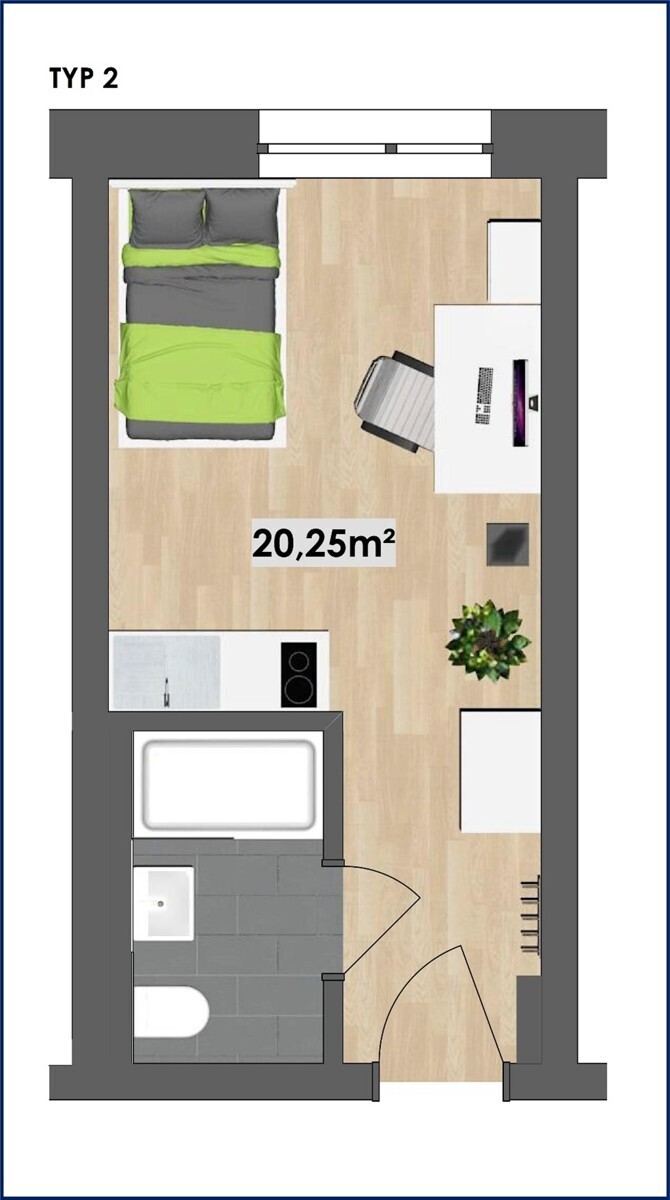 Wohnungsgrundriss 