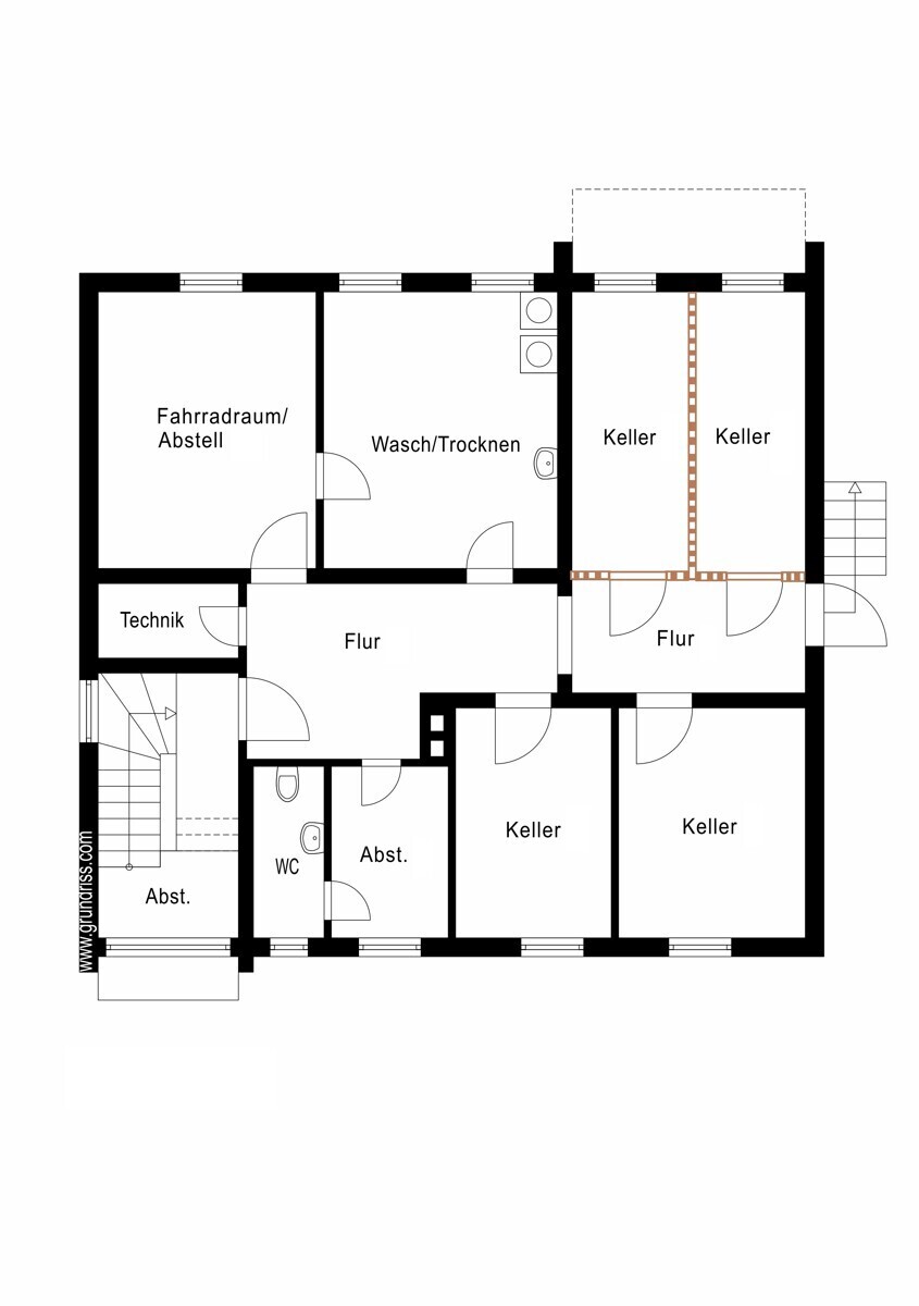 Wohnhaus - Kellergeschoss