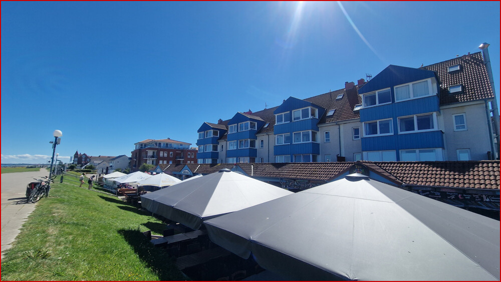 Haus Frontseite Deich