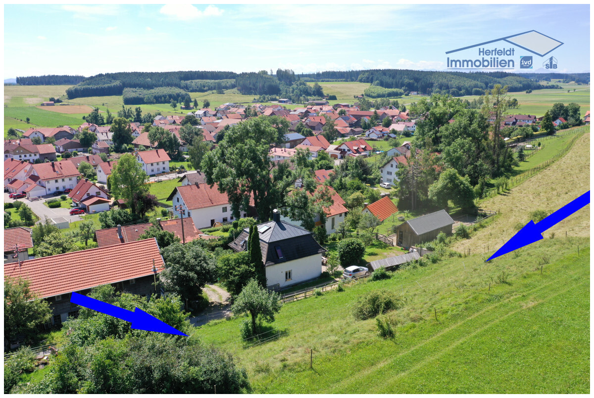Toller Blick über den Ort