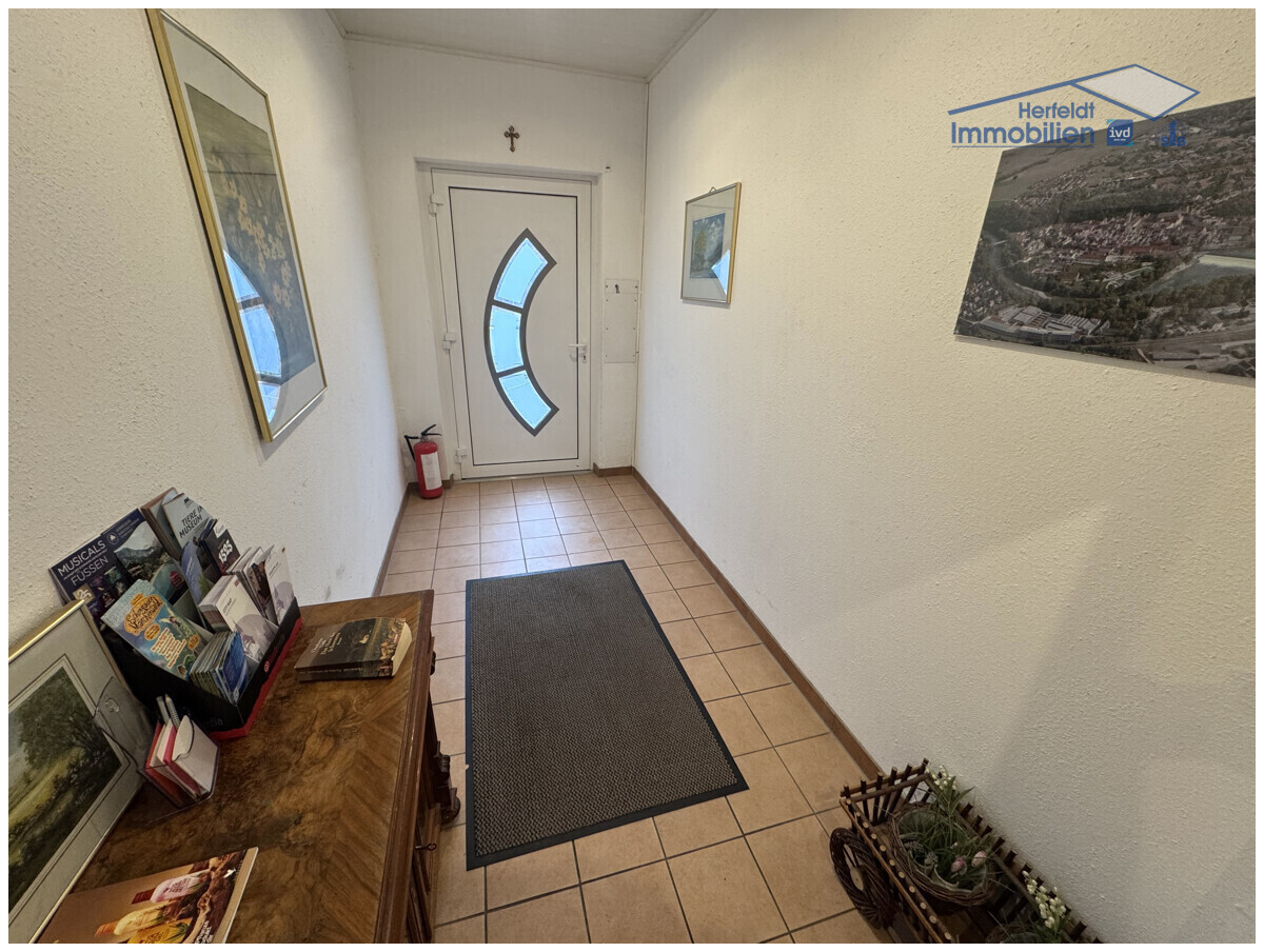 Freundlicher Eingangsbereich