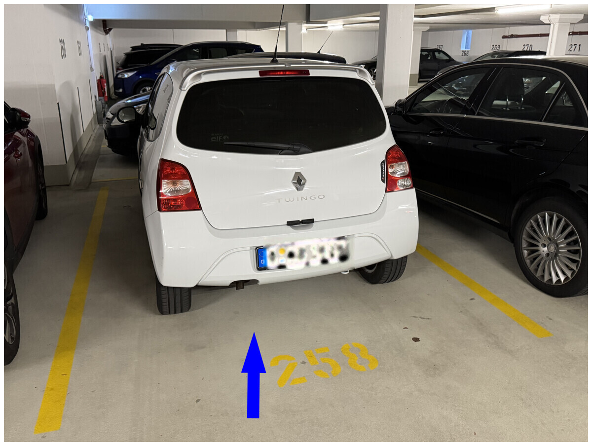 Zwei Stellplätze nebeneinander
