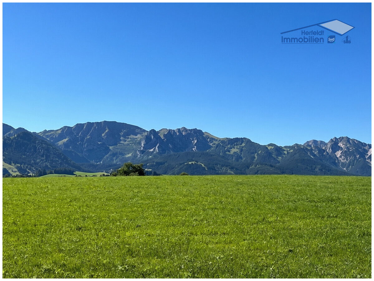 Atemberaubender Blick auf die Allgäuer Alpen