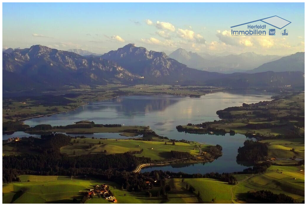 Lechsee / Forggensee-Bereich im Ostallgäu