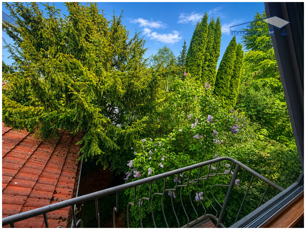 Blick vom vorhandenen Balkon