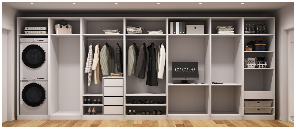 Einbauschrank Dielenbereich