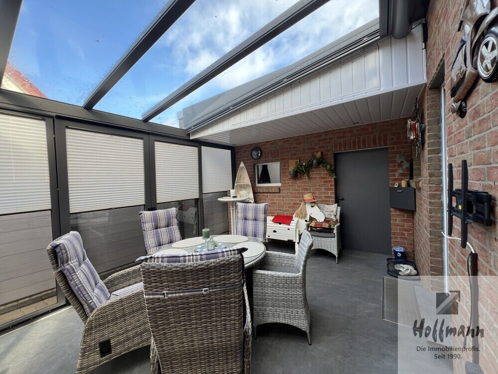 Terrasse + Glashaus