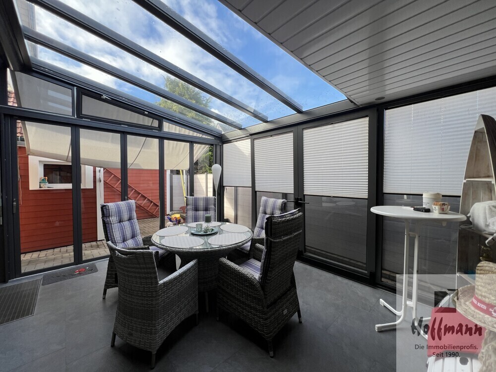 Terrasse + Glashaus