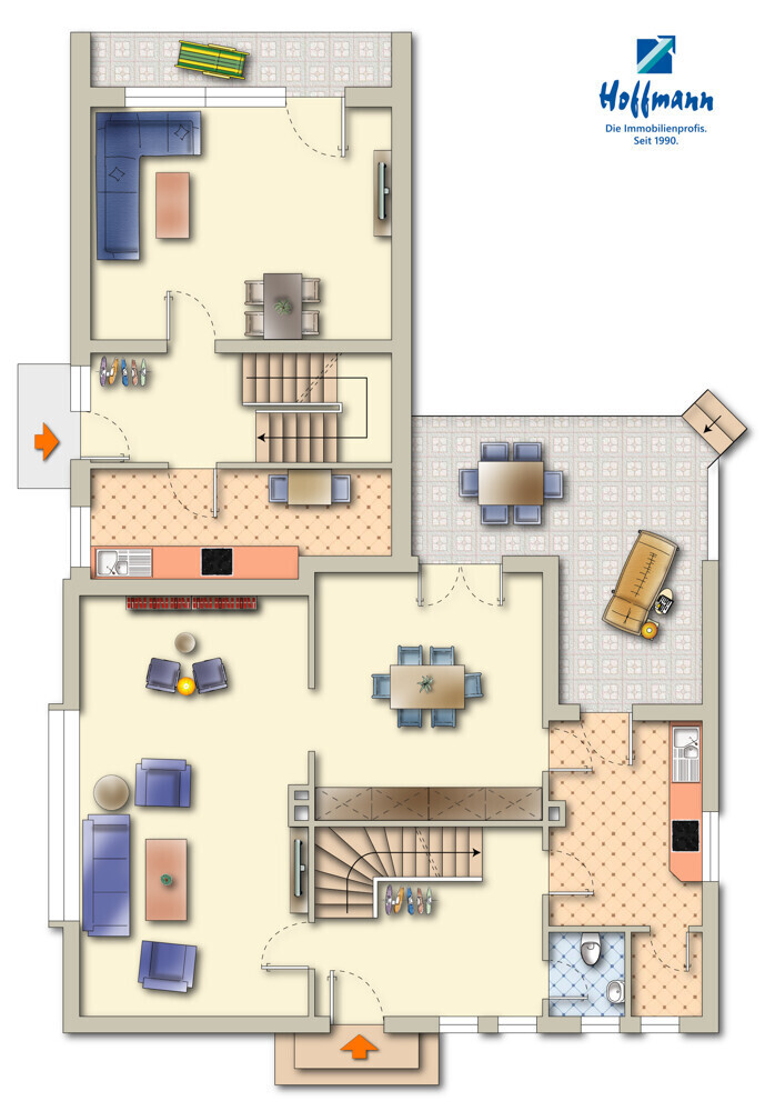 Erdgeschoss _ möbliert MUSTER