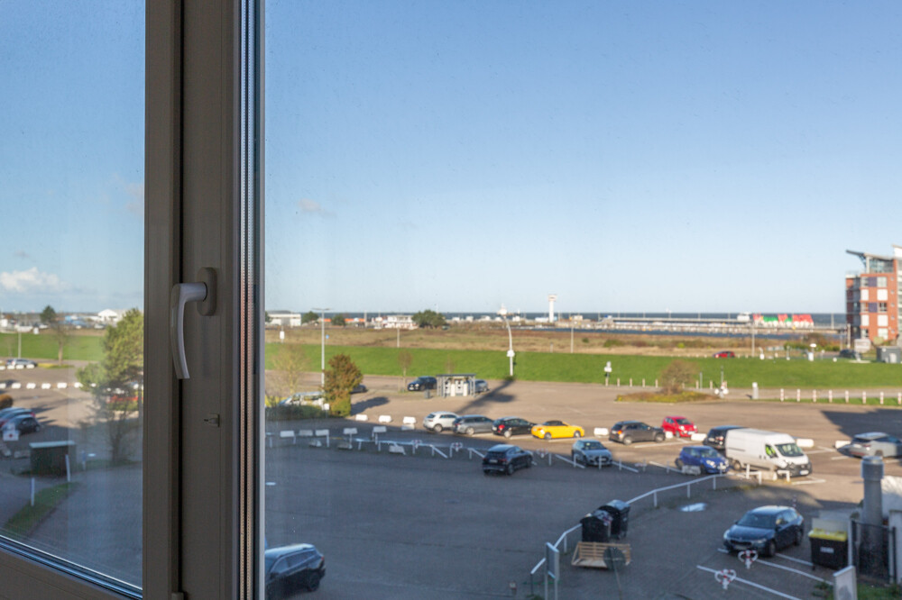 Ausblick vom Balkon