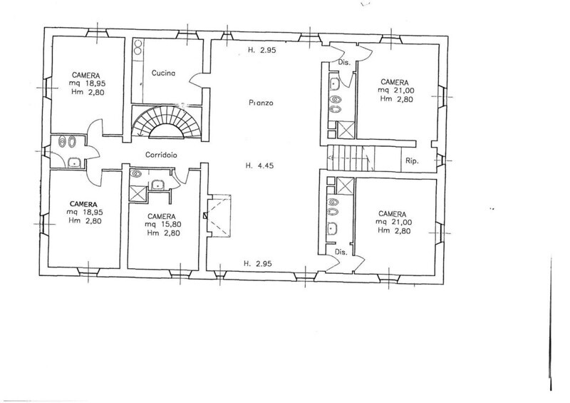 RIF 2262 Grundriss Haupthaus 1 Stock