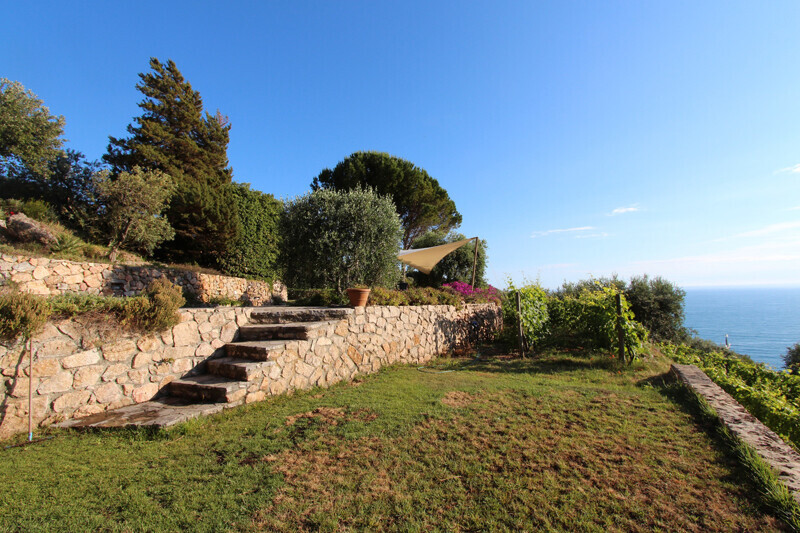 RIF 3078 Garten mit Meerblick