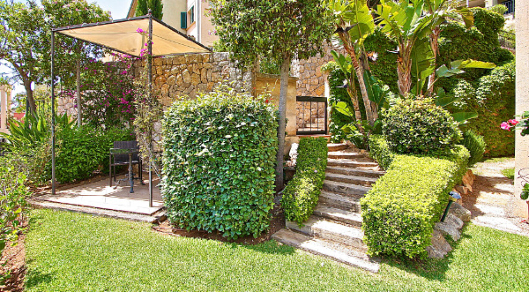 RENTED: Garden-Apartment in luxury residence Gran Folies