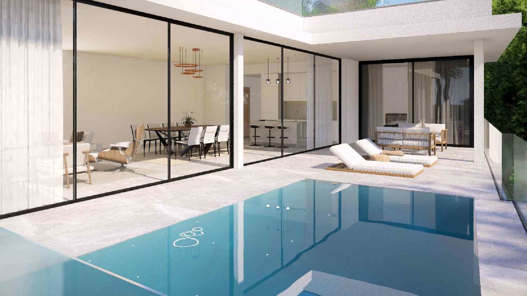 NEW CONSTRUCTION: Modern villa with 5 bedrooms in a quiet location