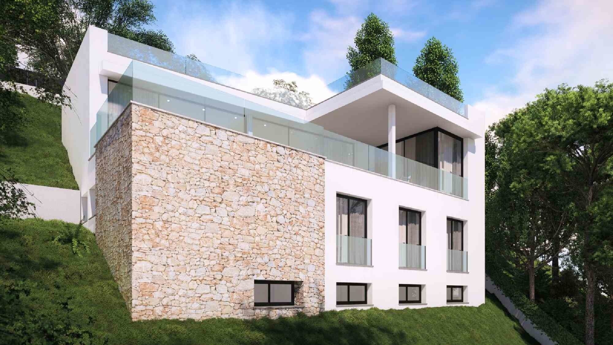 NEW CONSTRUCTION: Modern villa with 5 bedrooms in a quiet location