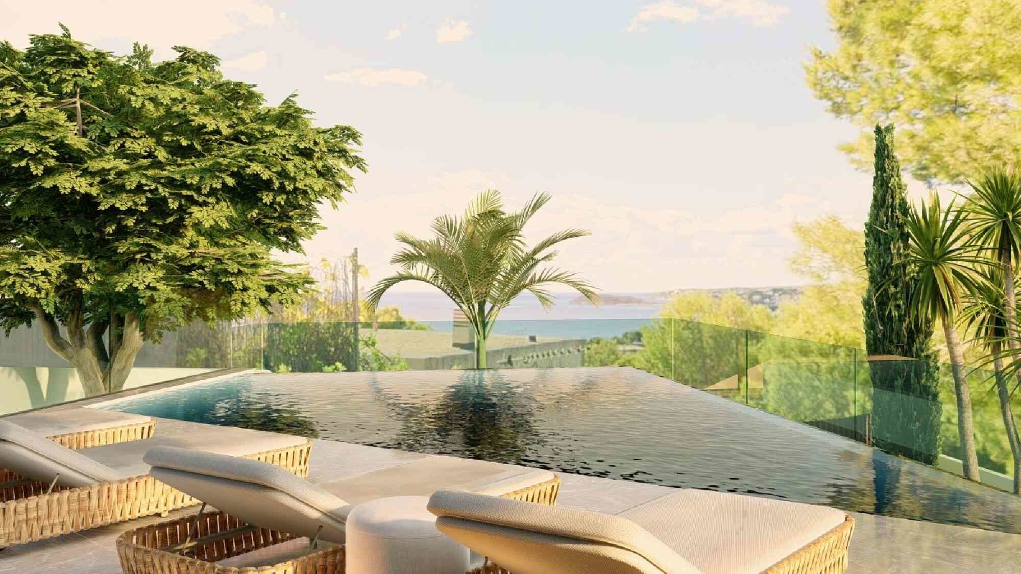 NEW CONSTRUCTION: Modern luxury villa with sea view