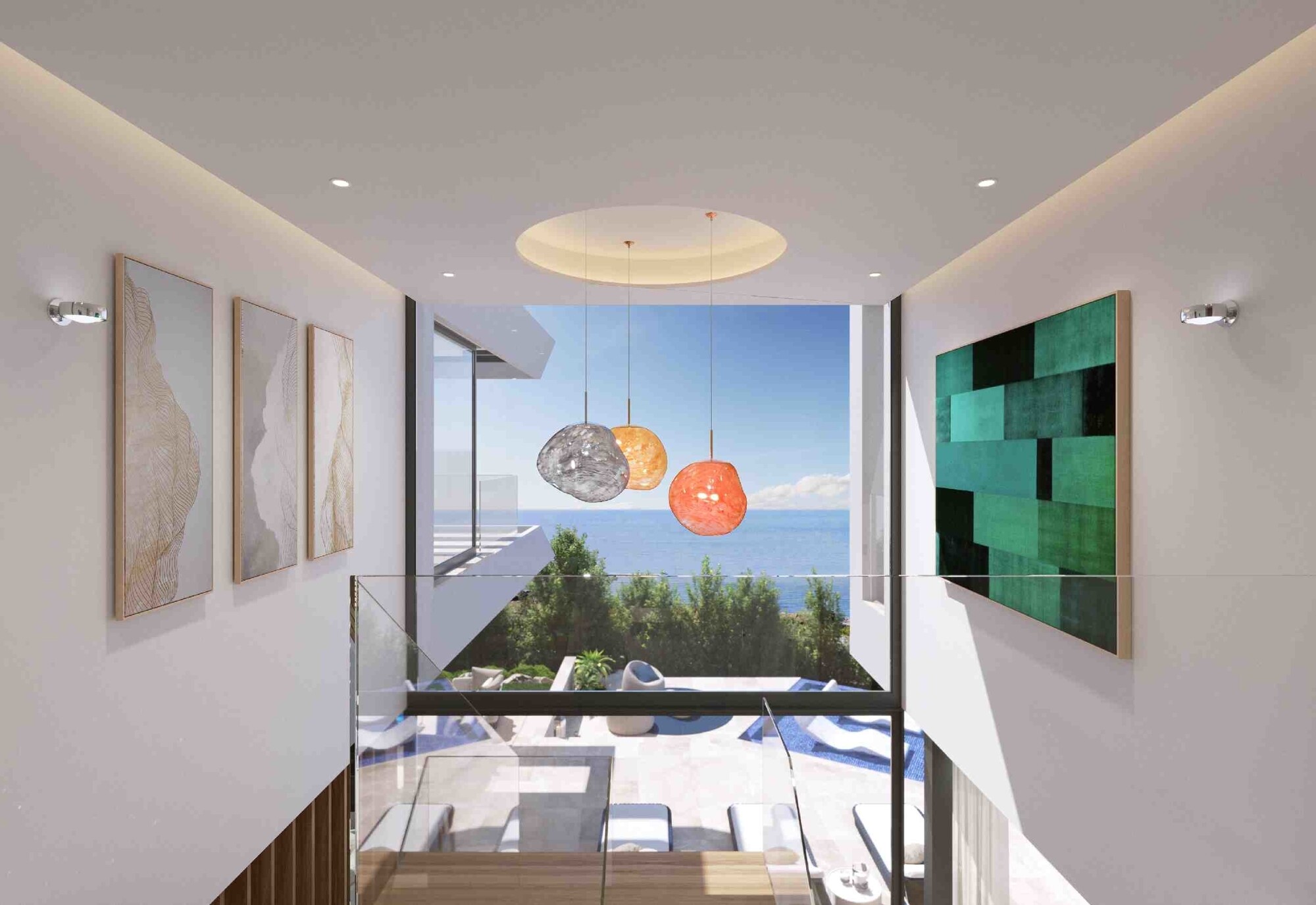 NEW CONSTRUCTION (under construction): Modern luxury villa with dream sea view