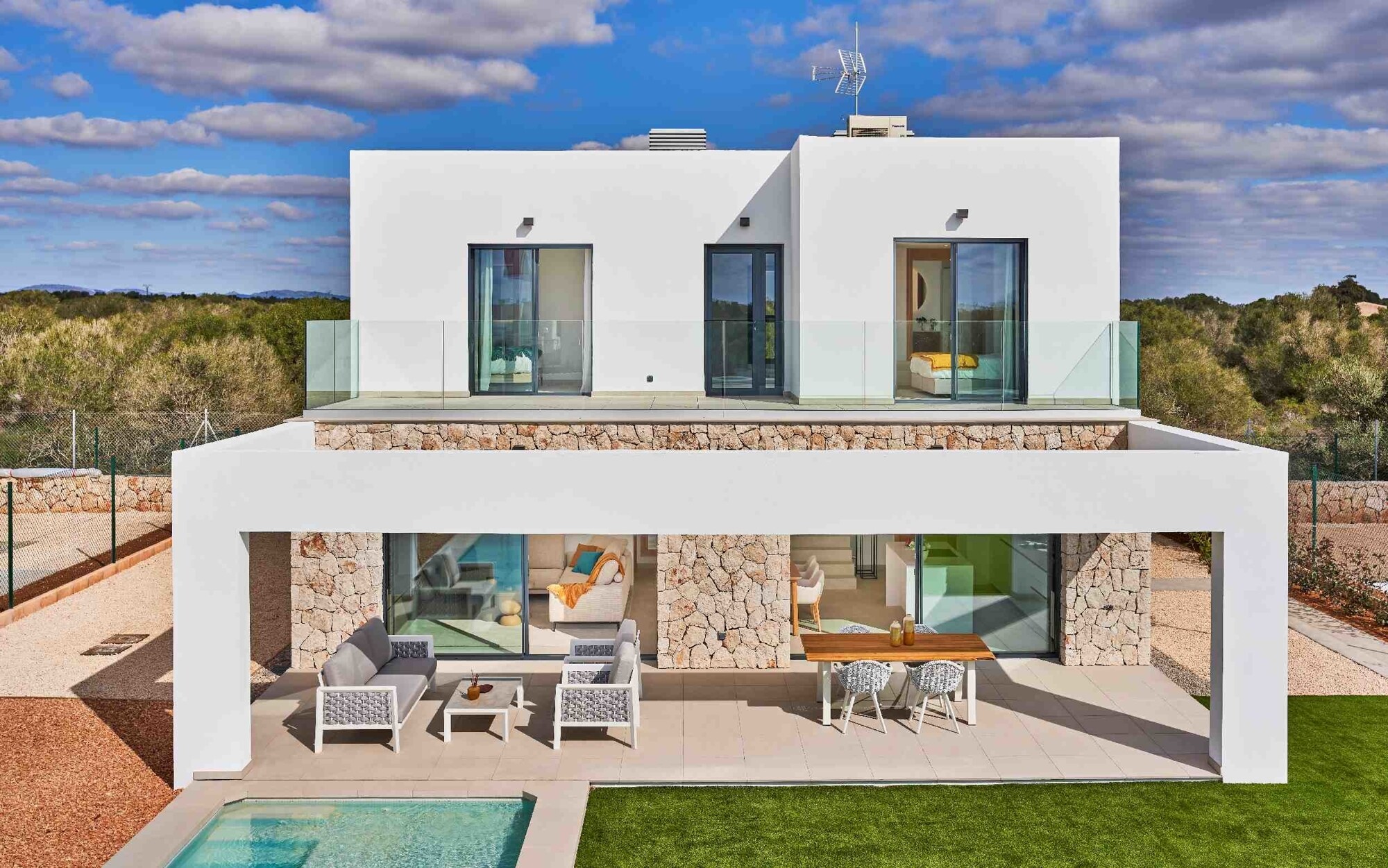 New build villas near Es Trenc beach