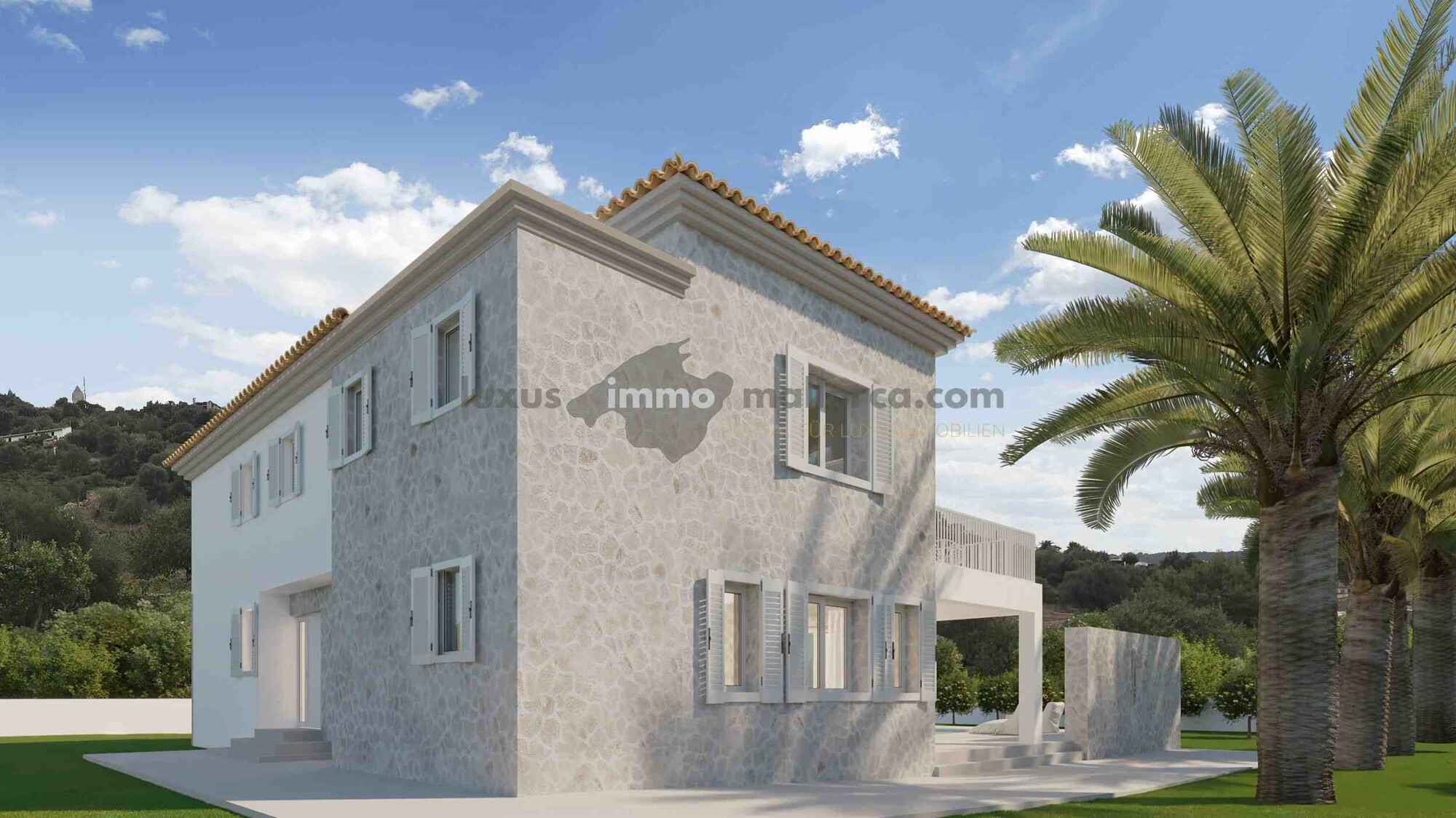 Renovated villa with swimming pool on the edge of the village