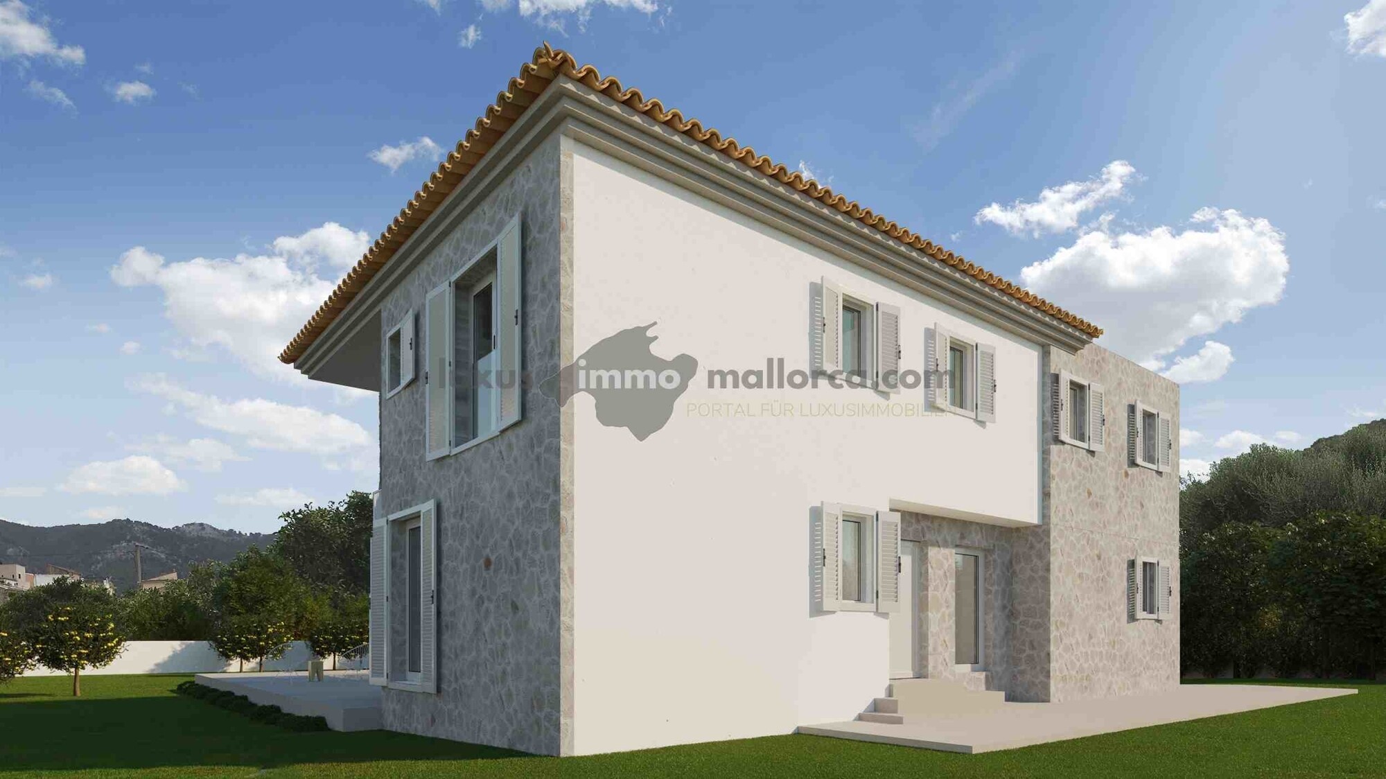 Renovated villa with swimming pool on the edge of the village