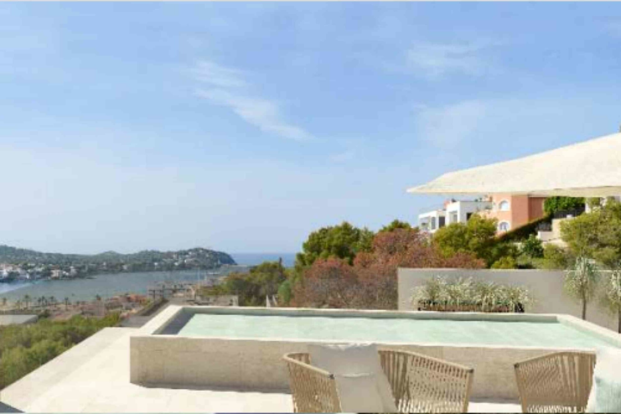 NEUBAU (im Bau): Penthouse mit Meerblick und Privatpool