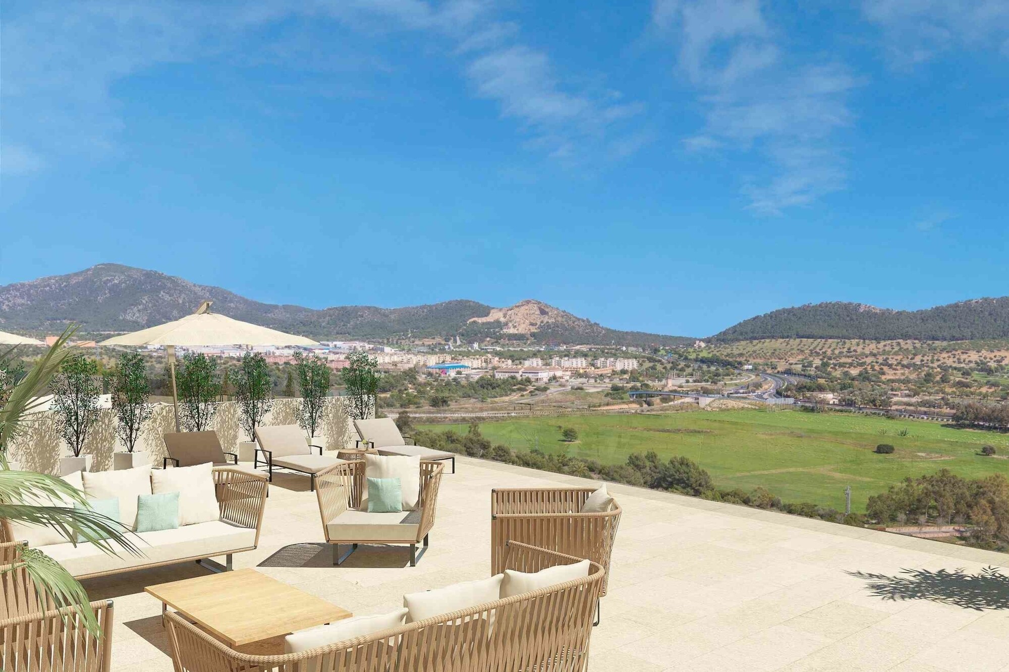 NEUBAU (im Bau): Penthouse mit Meerblick und Privatpool