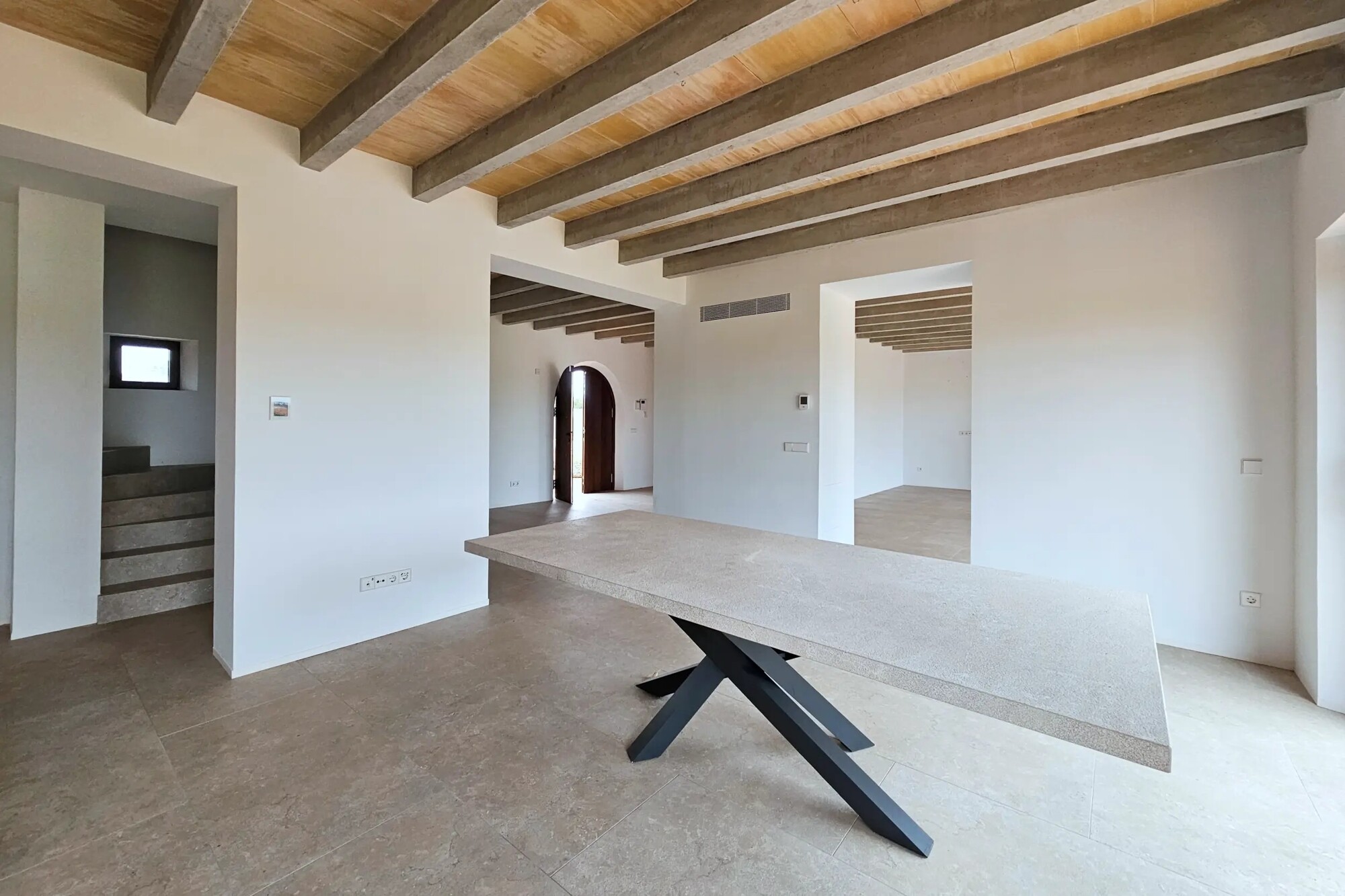 NEUBAU (Fertiggestellt): Exklusives Landhaus mit Blick auf Santanyi
