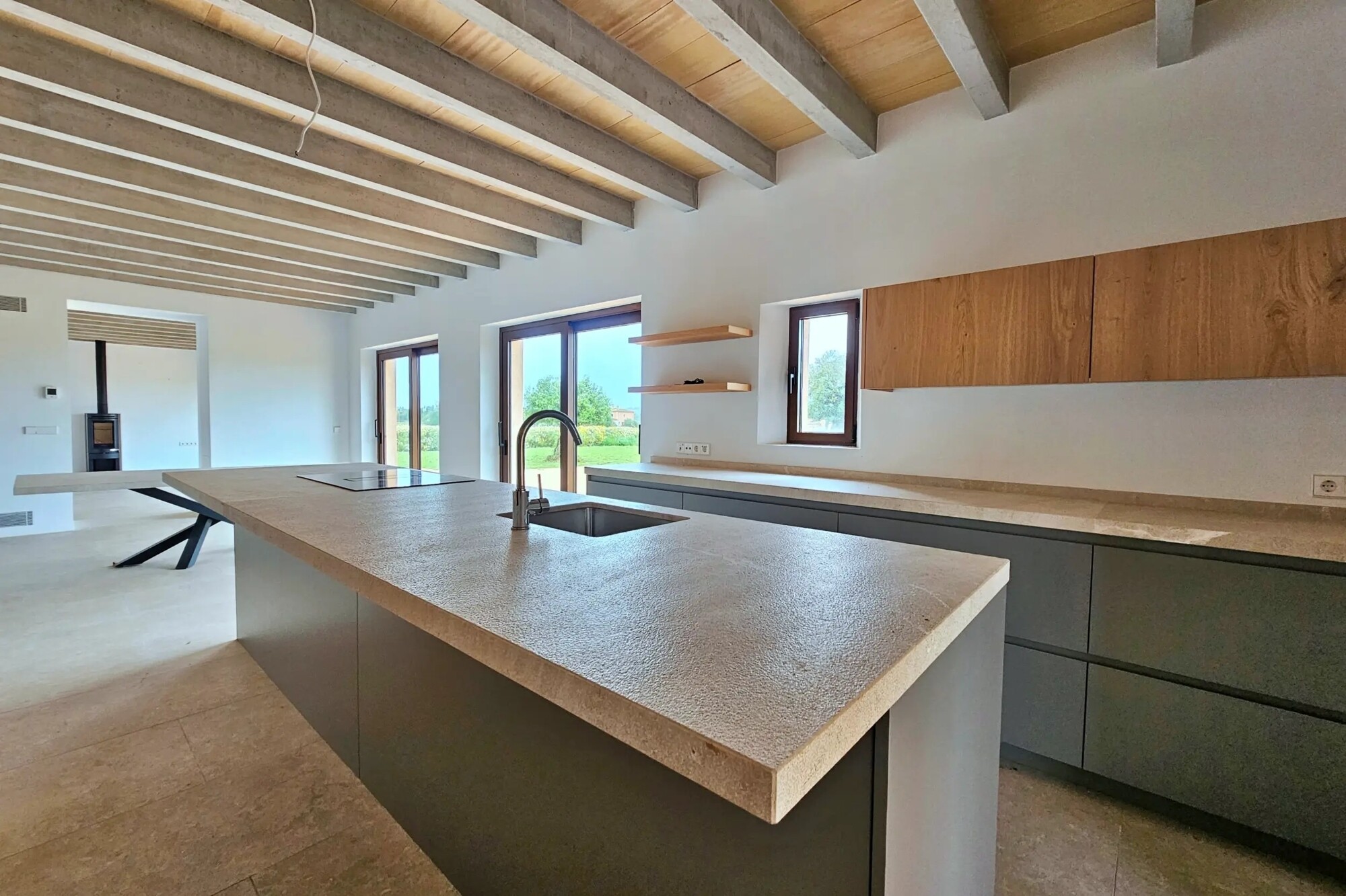 NEUBAU (Fertiggestellt): Exklusives Landhaus mit Blick auf Santanyi