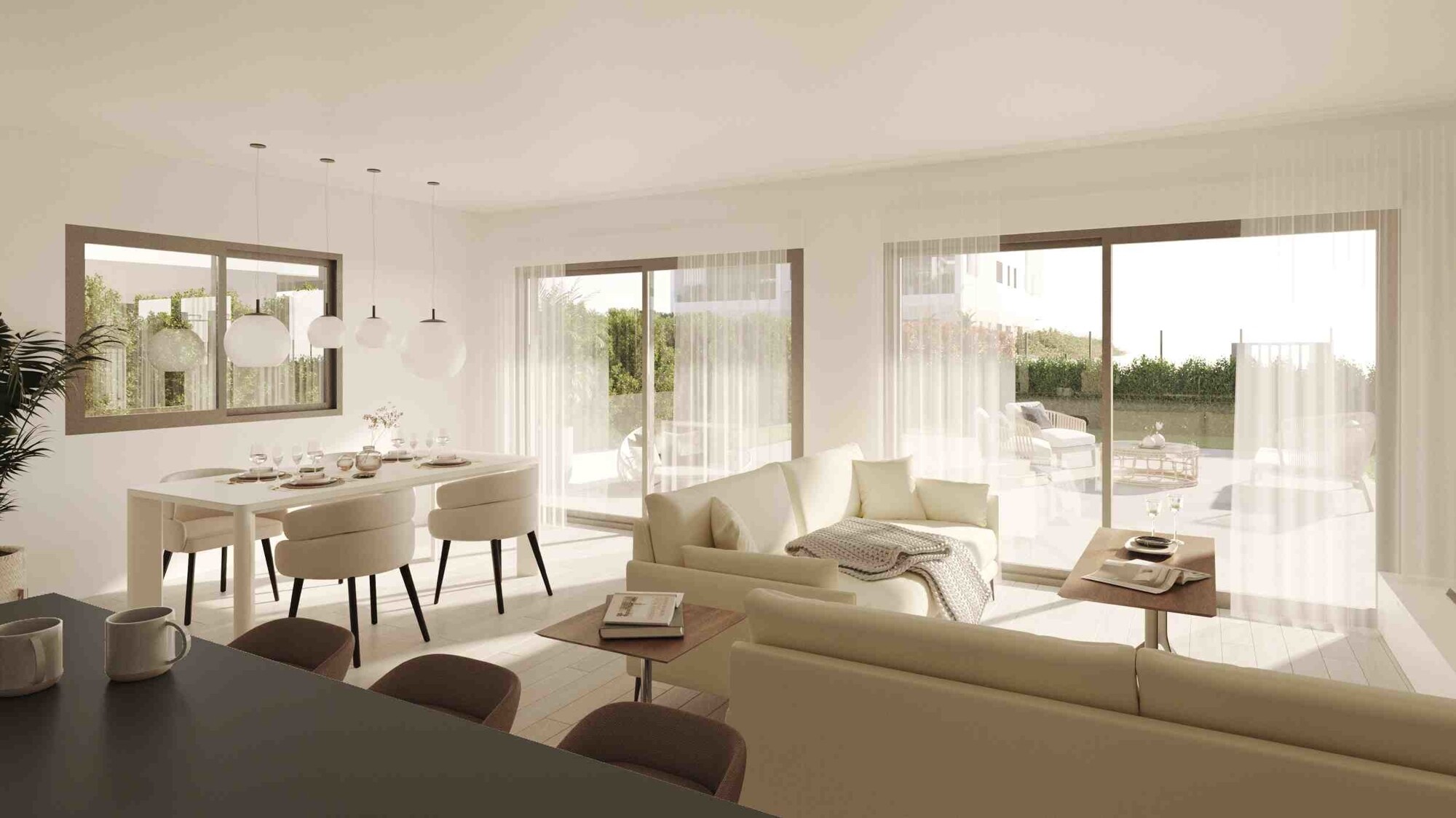 Neubau (im Bau): Duplex Apartment mit großem Garten
