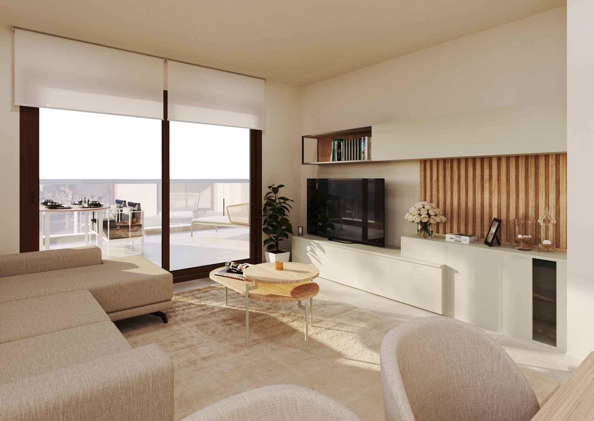Neubau (im Bau): Garten-Apartment mit Privatpool (optional)