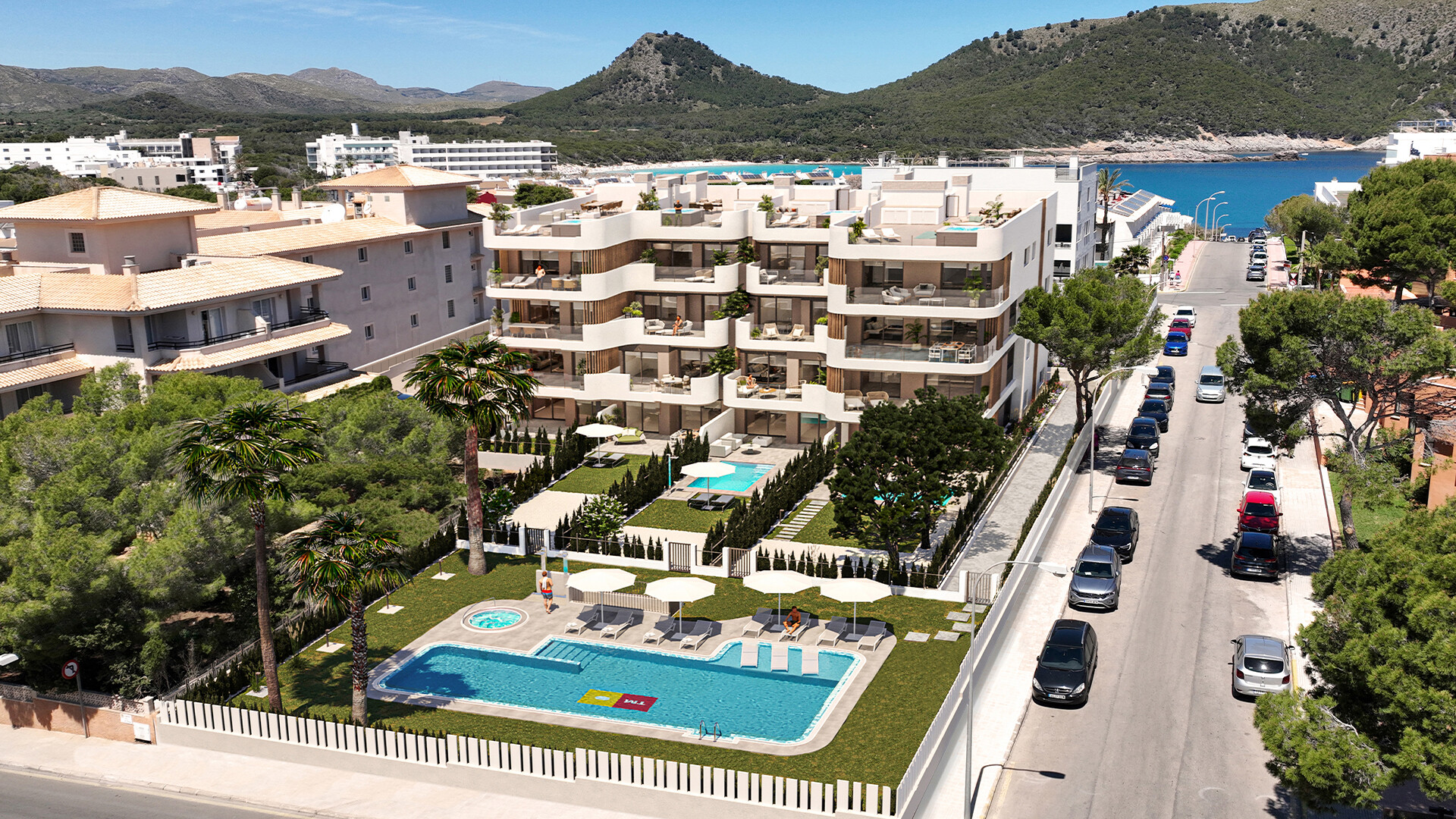 Neubau (im Bau): Garten-Apartment mit Privatpool (optional)