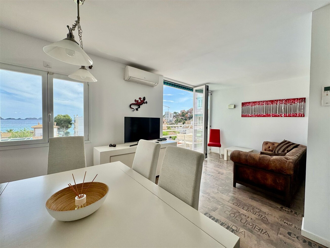 Modernisiertes Apartment mit Meerblick in zweiter Meereslinie