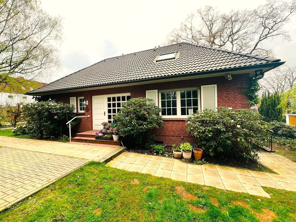 Blick vom Grundstück