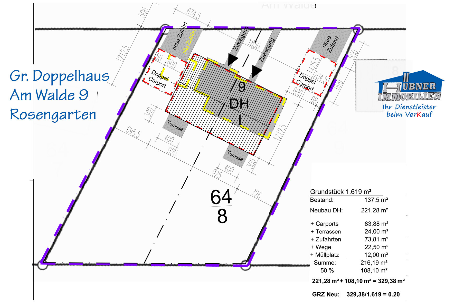 Doppelhaus auf Grund BV