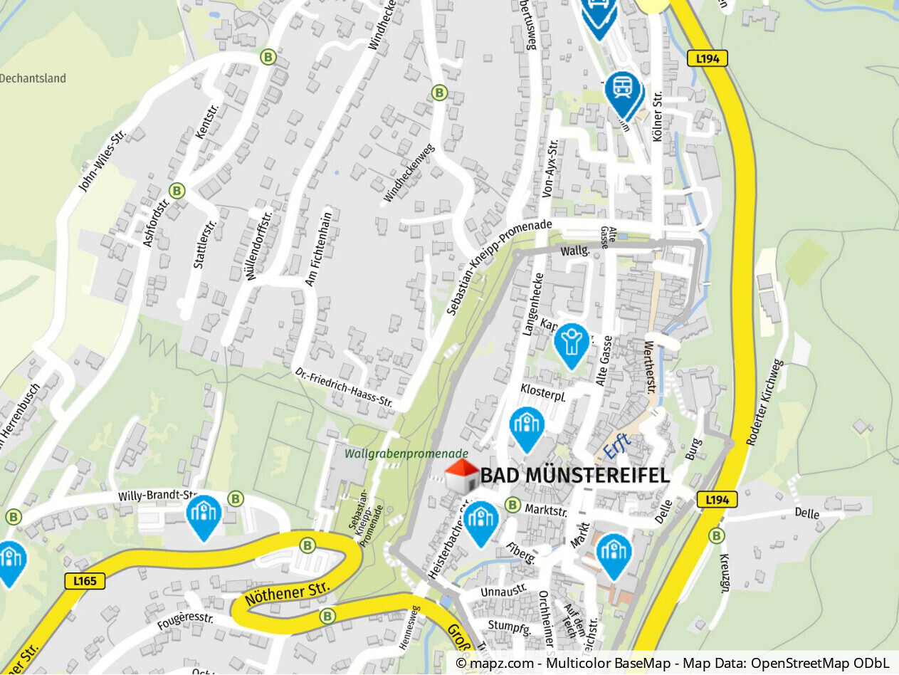 Geolyzer Kartenausschnitt