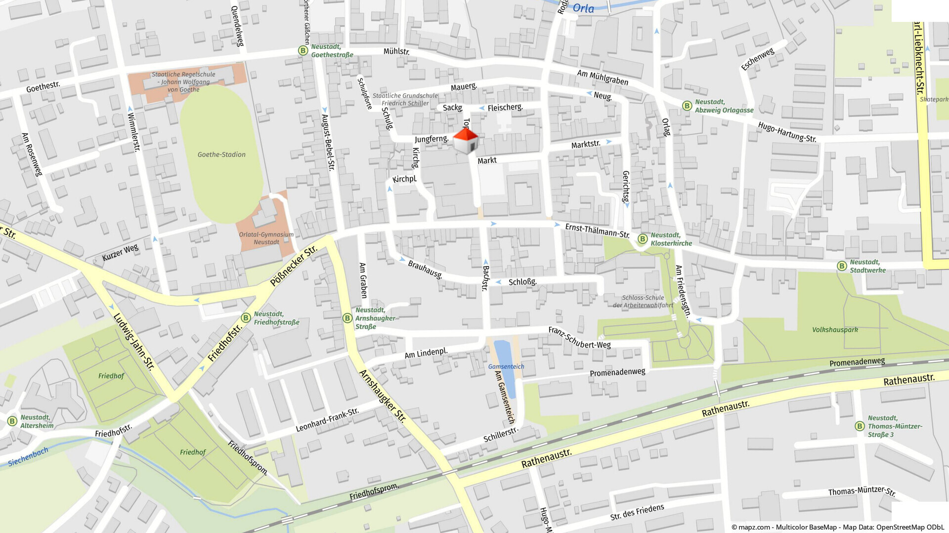 Geolyzer Kartenausschnitt