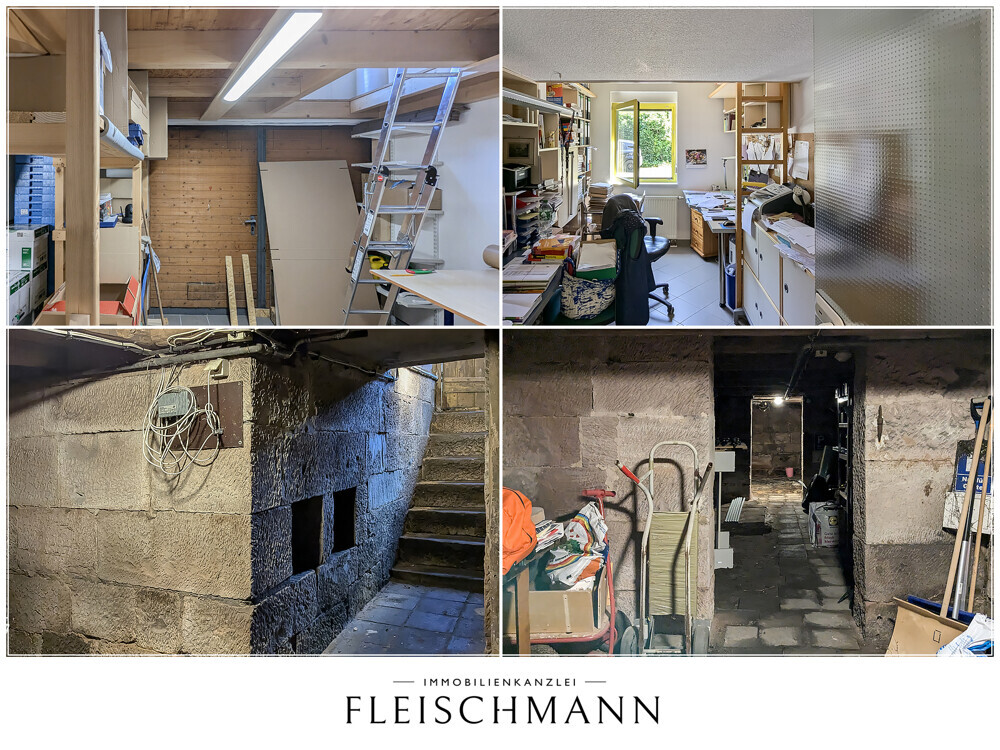 Gewerbeeinheit und Keller