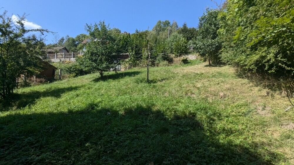 Blick auf das Grundstück