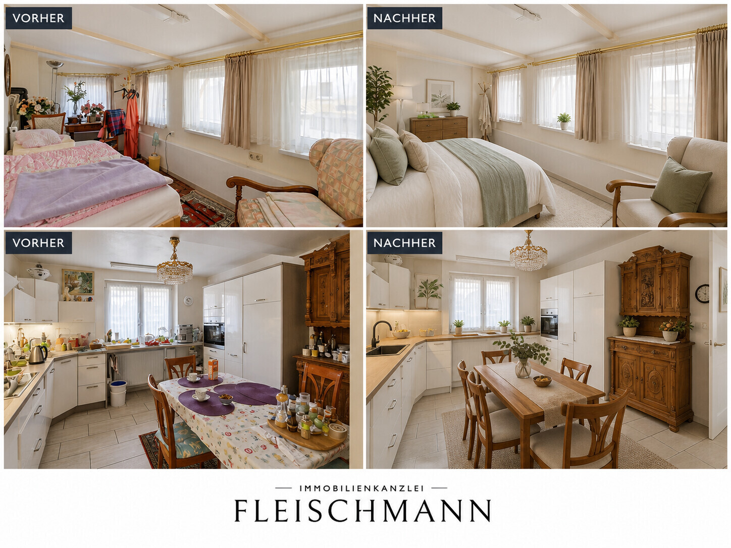 Vorher Nachher Ideen Küche und Gästezimmer
