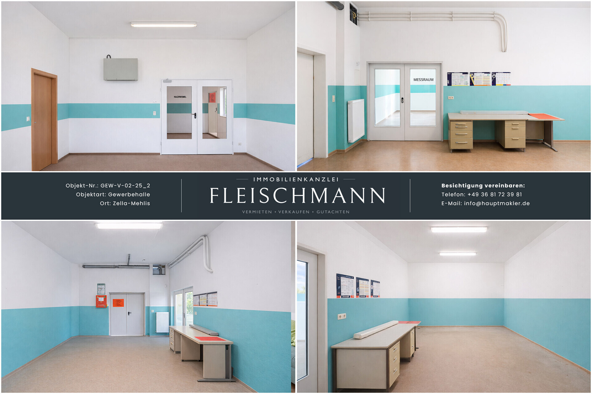 z. Bsp.  Meßraum/Versand