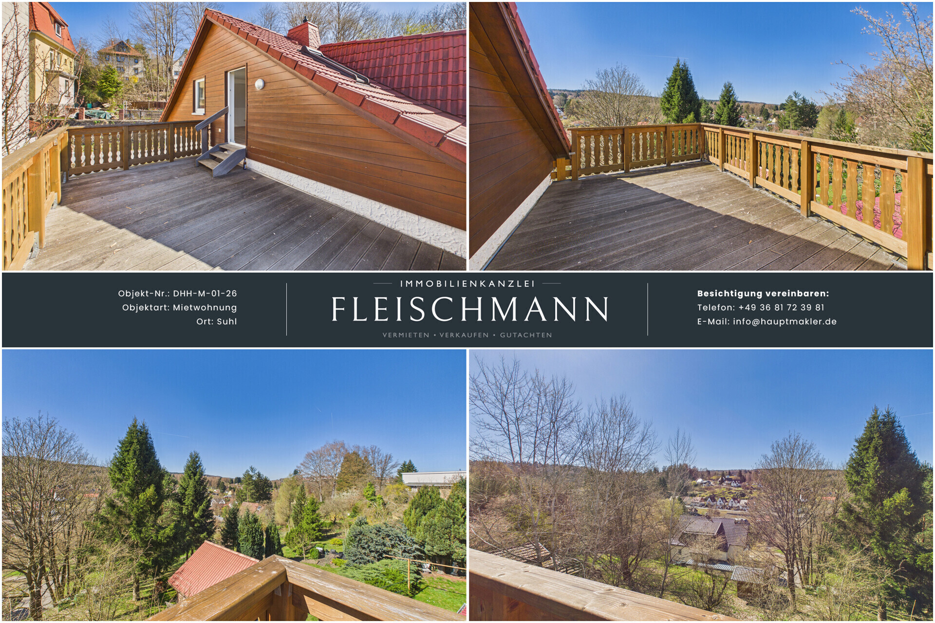 Ausblick von der Terrasse