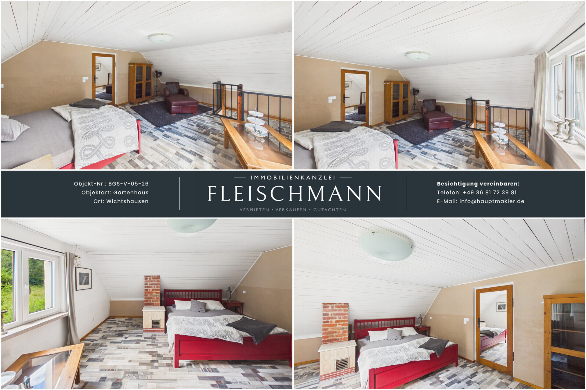 Schlafzimmer im Obergeschoss