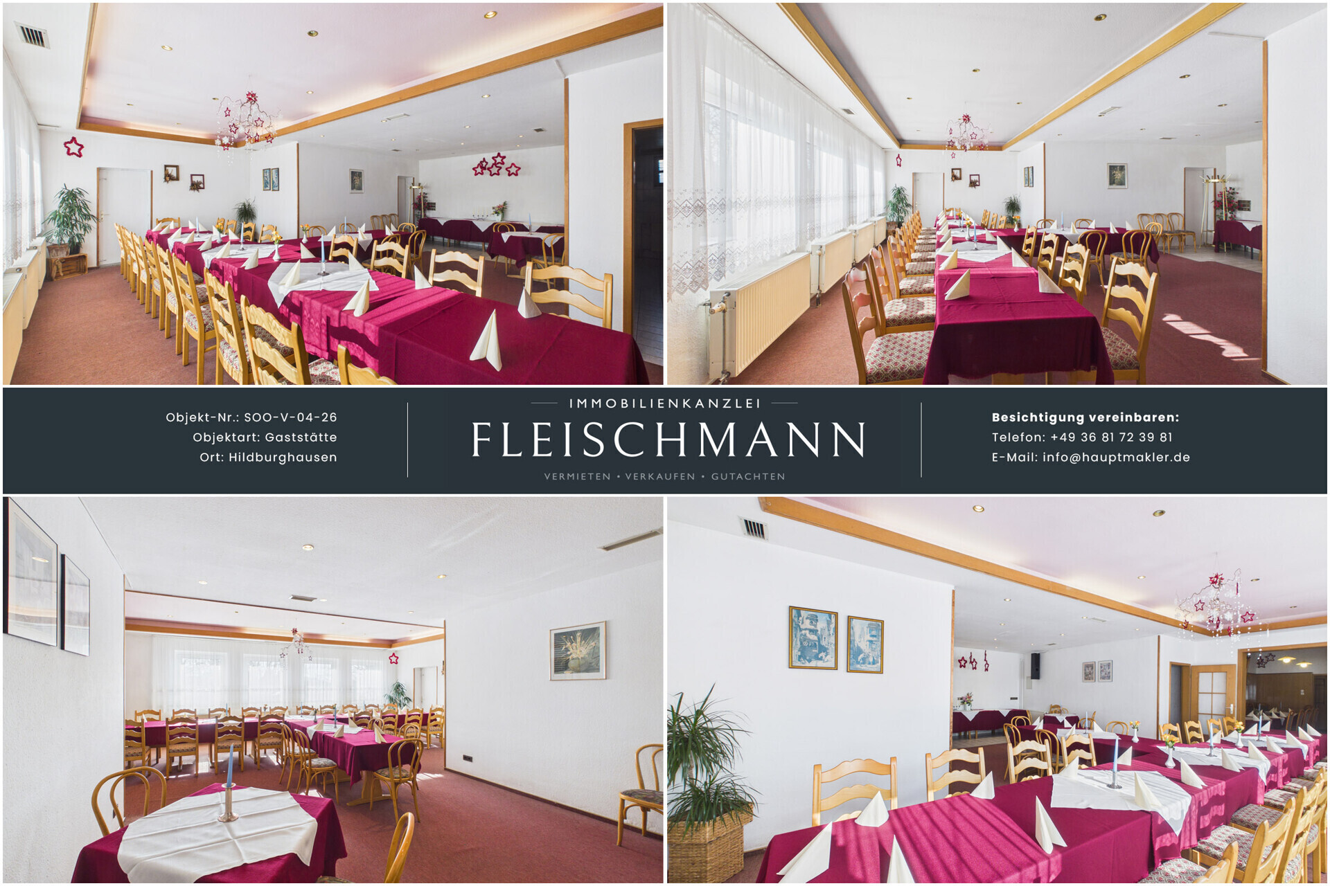 Blick in den Gastraum