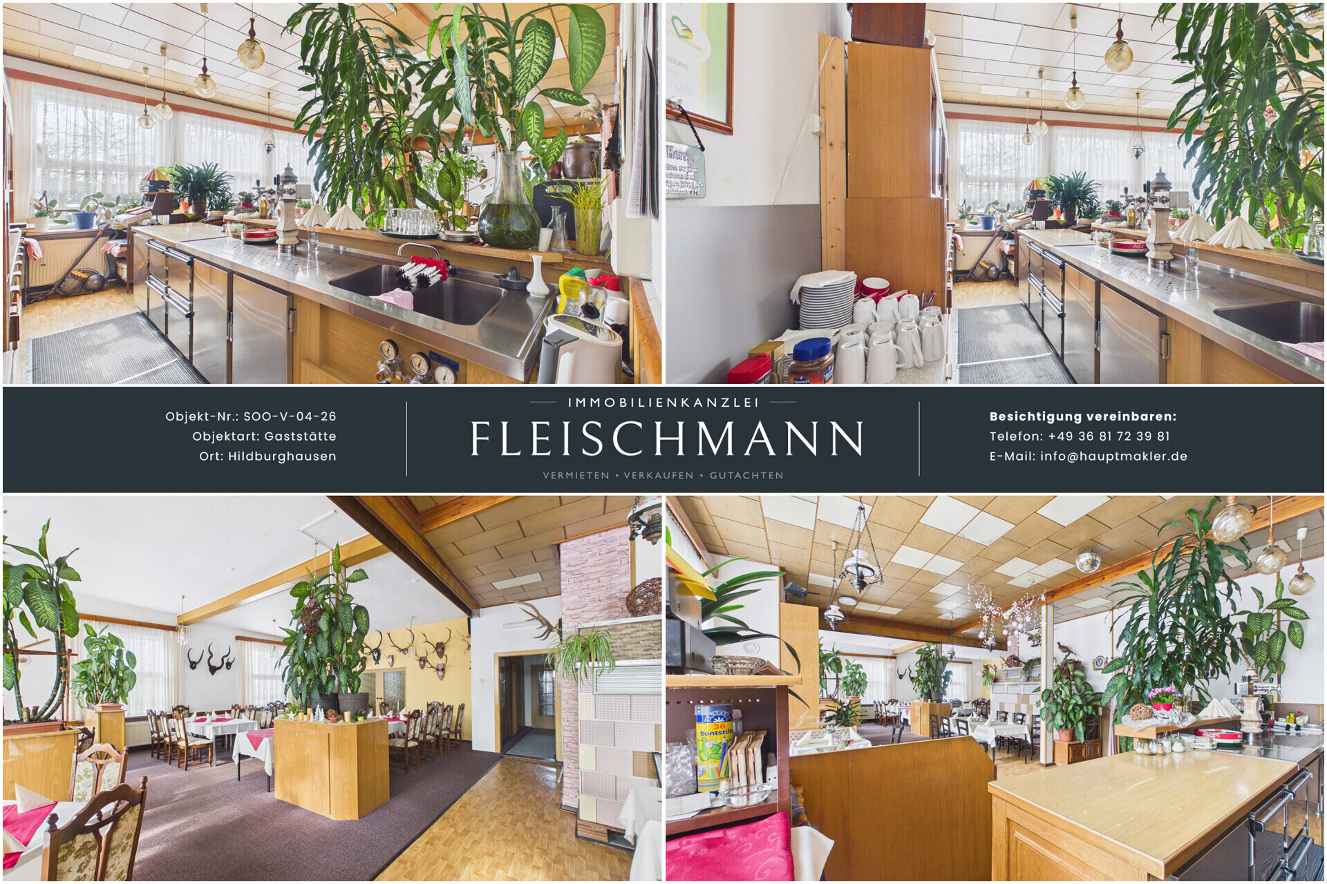 Blick in den Gastraum