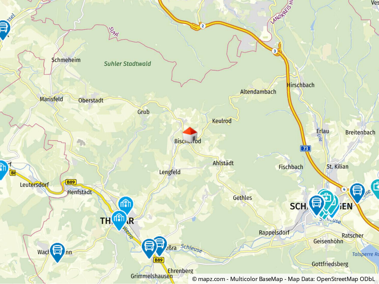 Geolyzer Kartenausschnitt