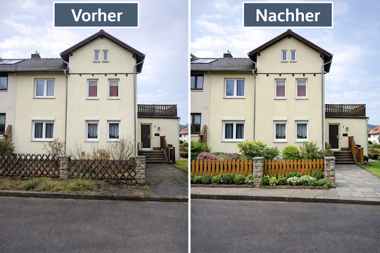Hausrenovierung im Vergleich_ Vorher und Nachher