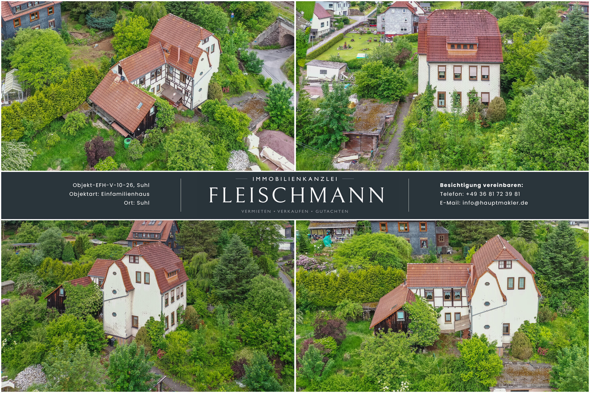 Gesamtansicht Haus und Grundstück