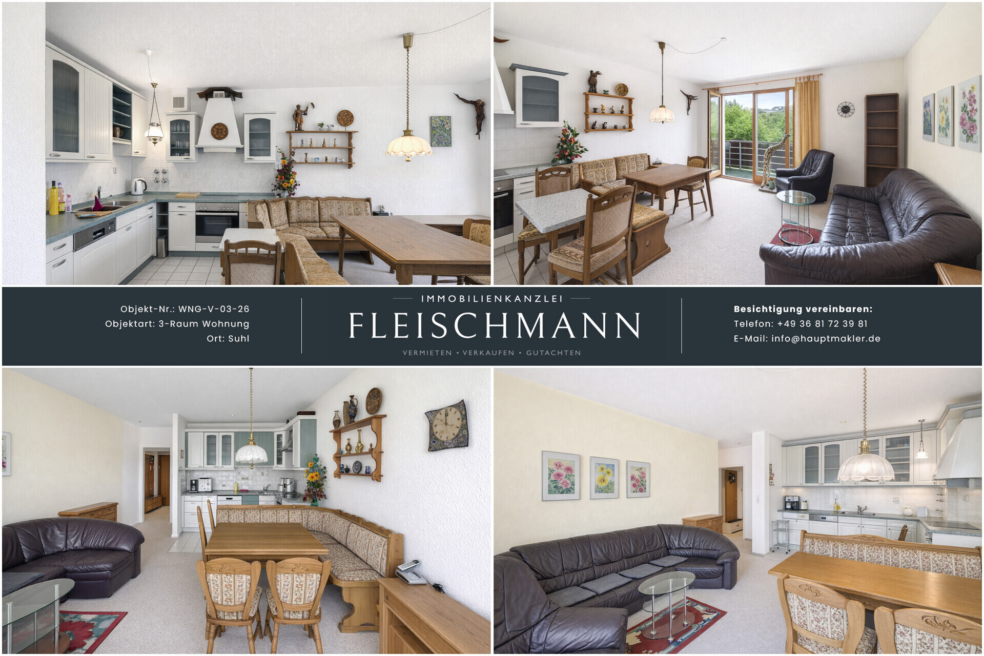Wohnzimmer + Küche