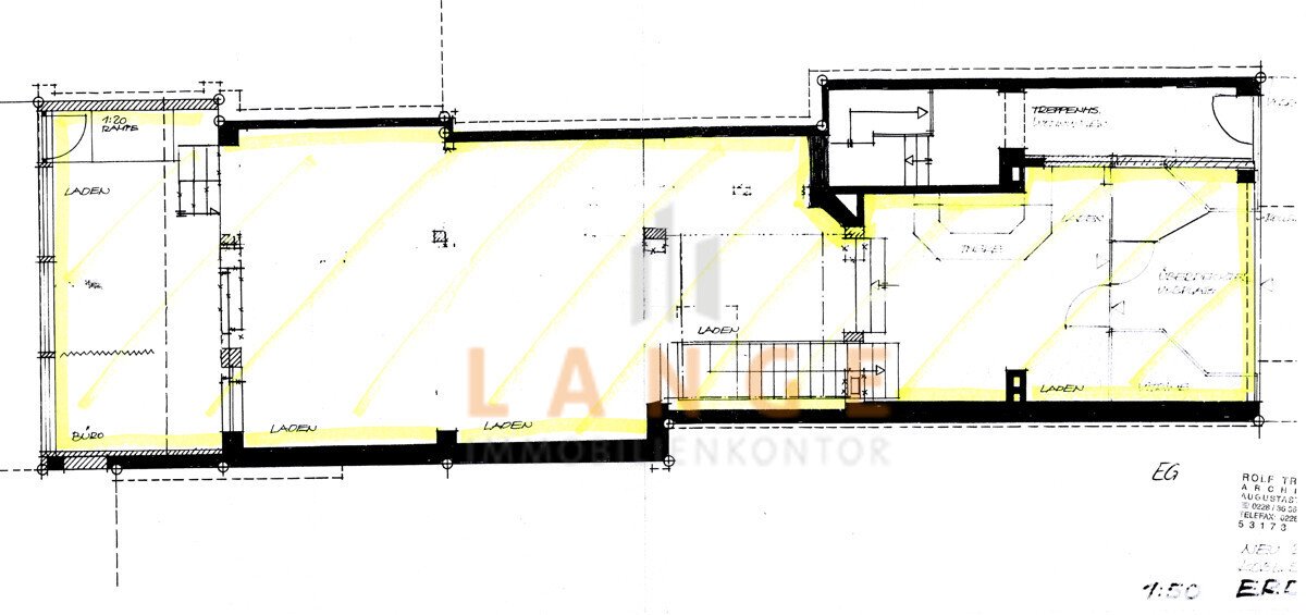 Grundriss Ladenlokal