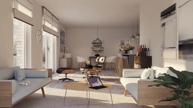 Visualisierung Wohnzimmer